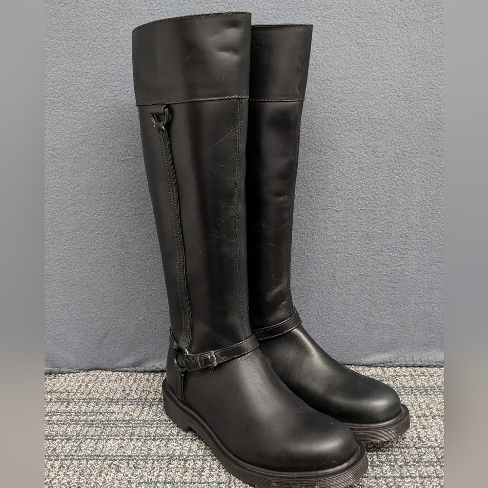 Dr. Martens Black Over the Knee Boots - Picture 3 of 8